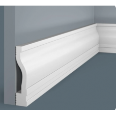 Плинтус под покраску из экополимера Cosca PX017